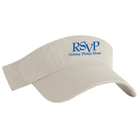 Washed Cotton Twill Visor